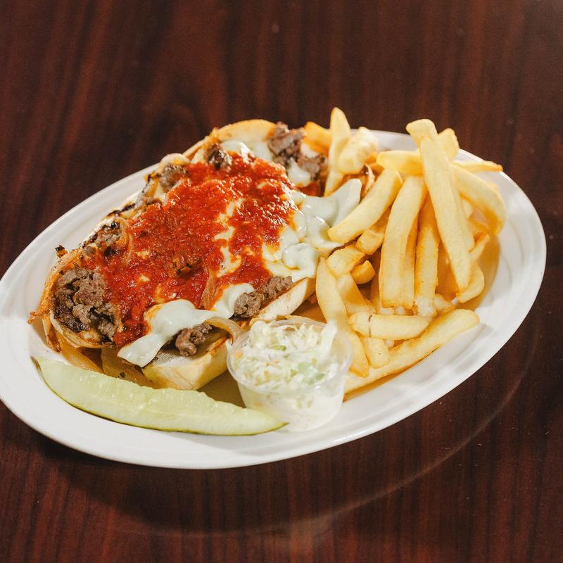 Steak Sandwich Parmigiana photo