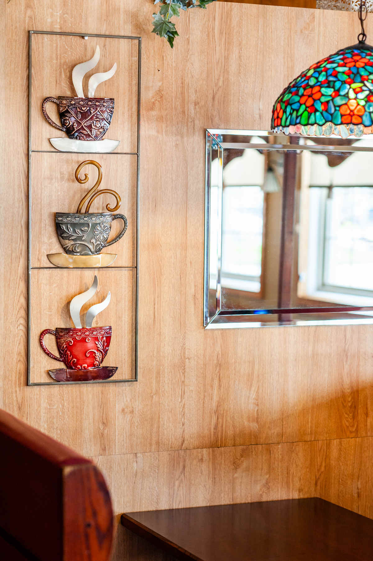 Part of the interior for dining